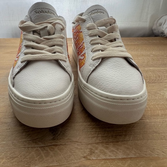Soludos Ibiza Platform sneaker Hot Stuff women’s size 6.5 - Picture 2 of 10